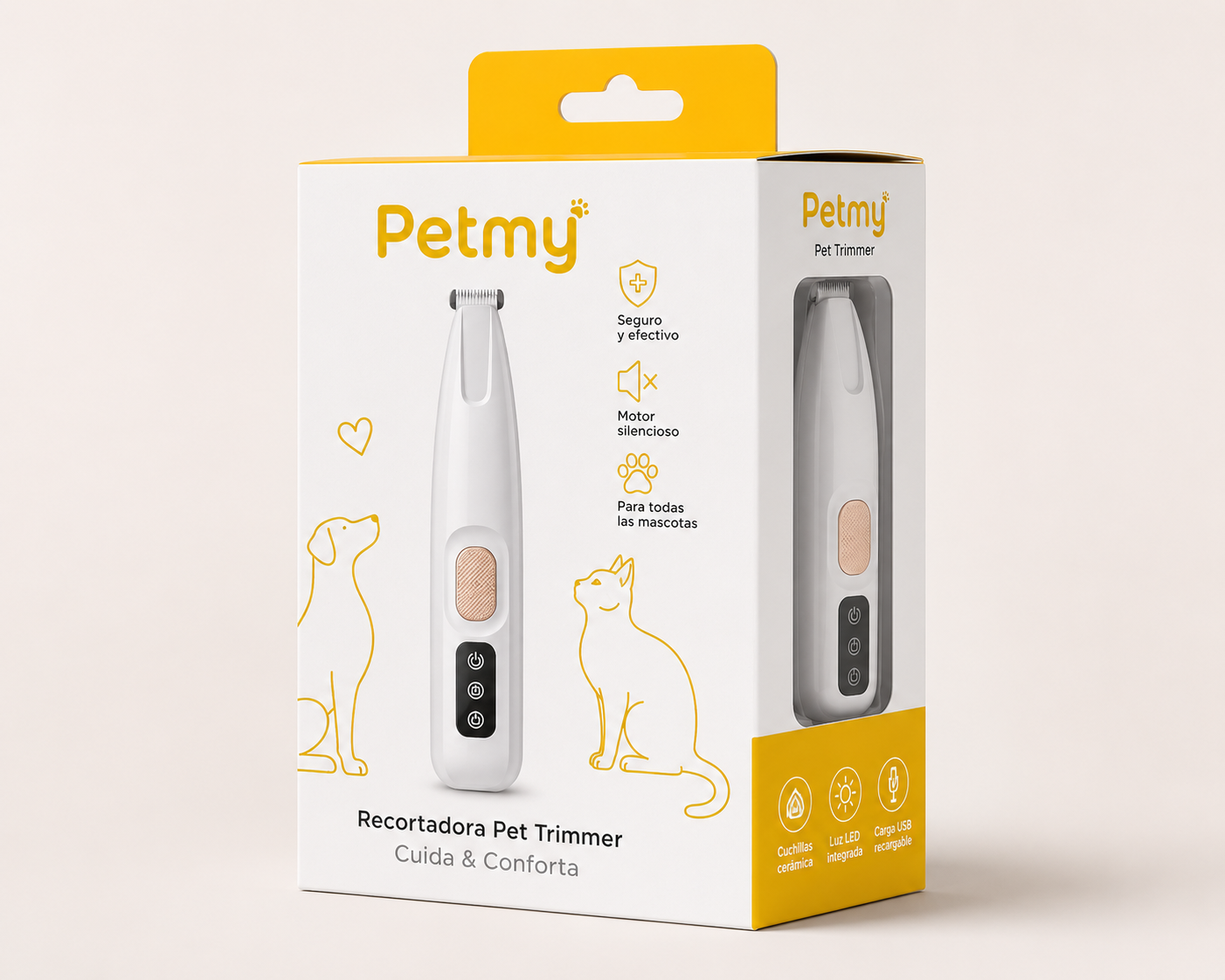 CORTADORA ELECTRICA PARA MASCOTAS PETMY®