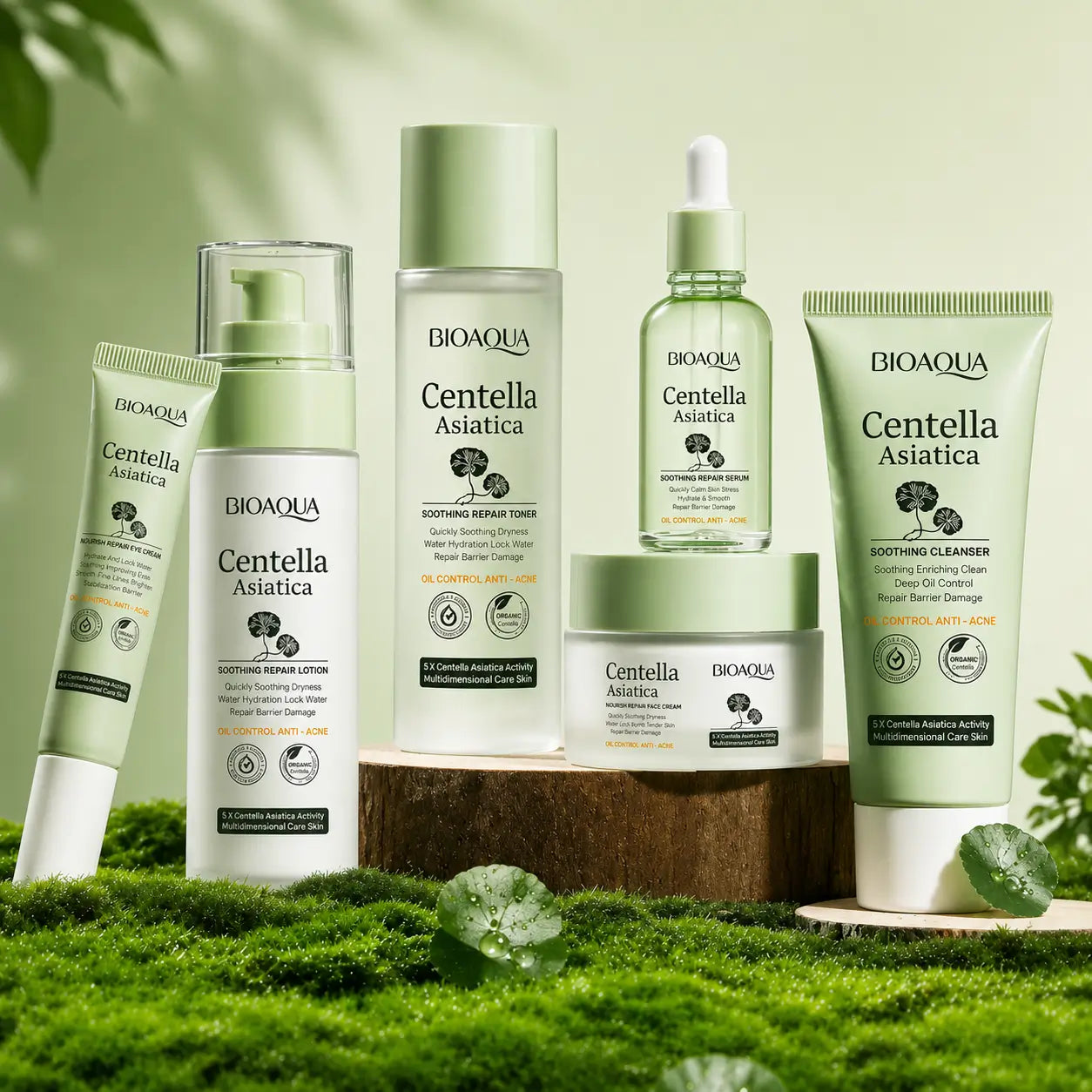 KIT BIOAQUA CENTELLA ASIÁTICA + 🎁OBSEQUIO