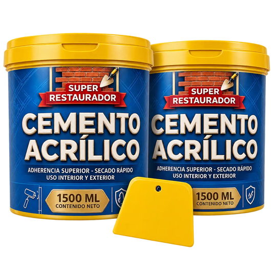 2 CEMENTOS ACRILICOS RESTAURADORES DE HUMEDAD