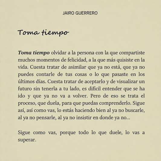 SANANDO HERIDAS Mientras Despido tus Recuerdos