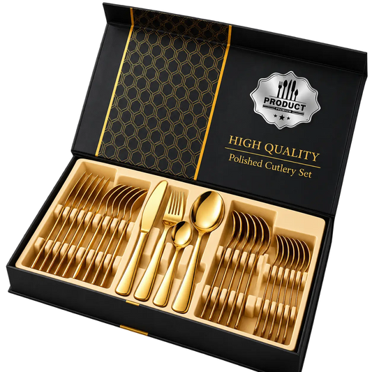 SET CUBIERTOS LUXURY 24 PIEZAS