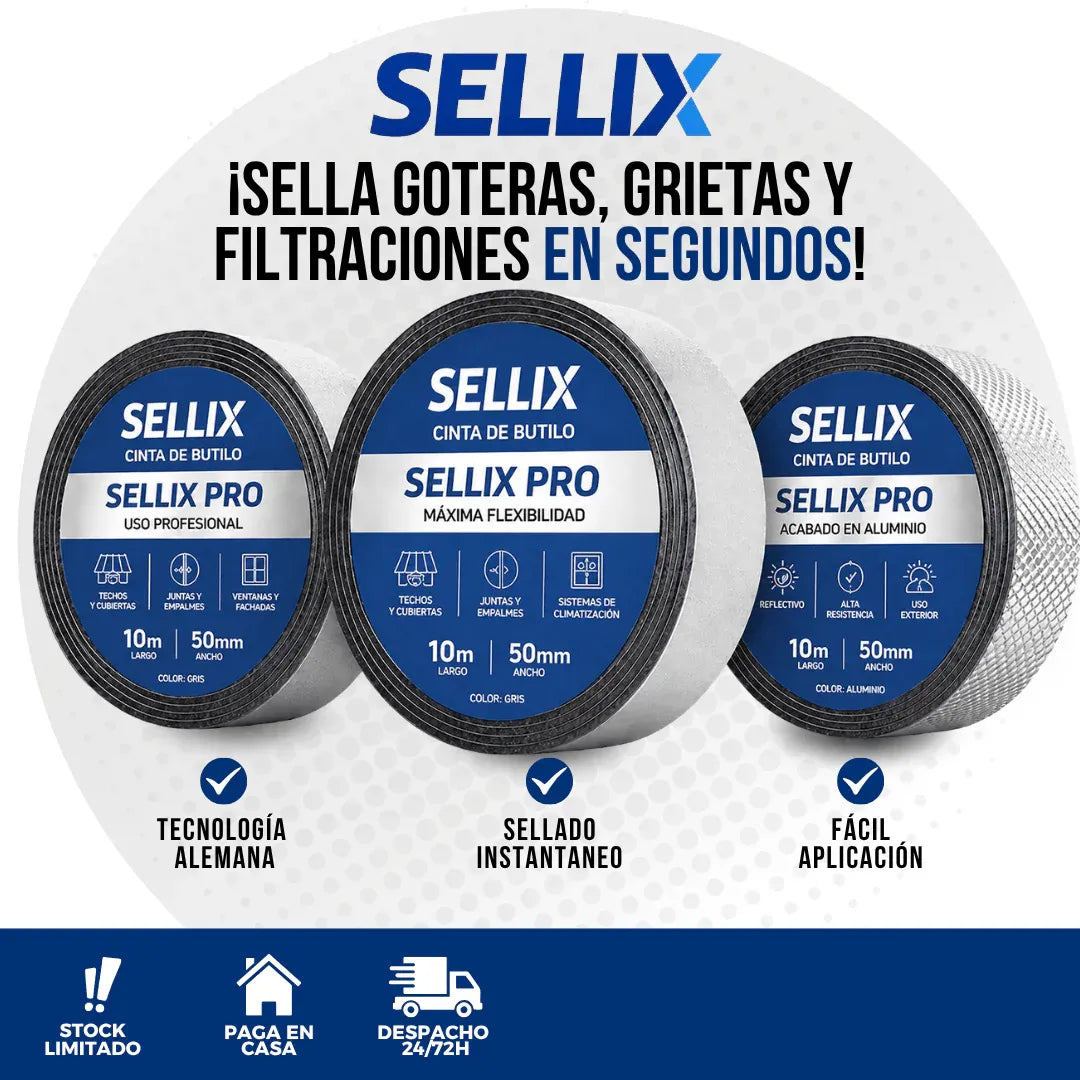 2X1 CINTA DE BUTILO SELLADORA | SELLIX™